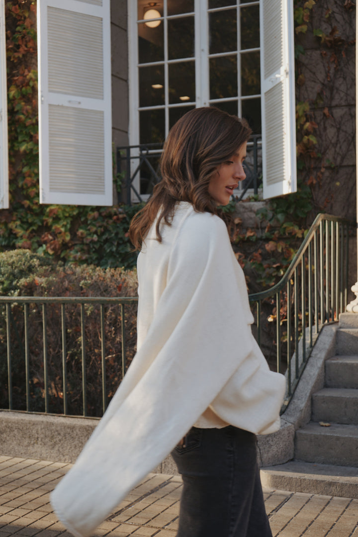 Sweater Capa Nuba Crudo