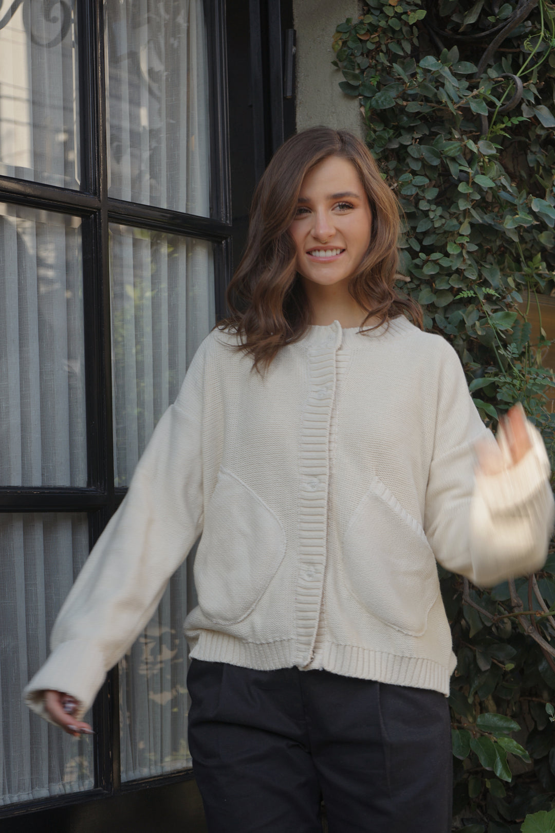 Cardigan Mila Crudo