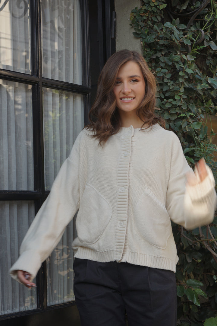 Cardigan Mila Crudo