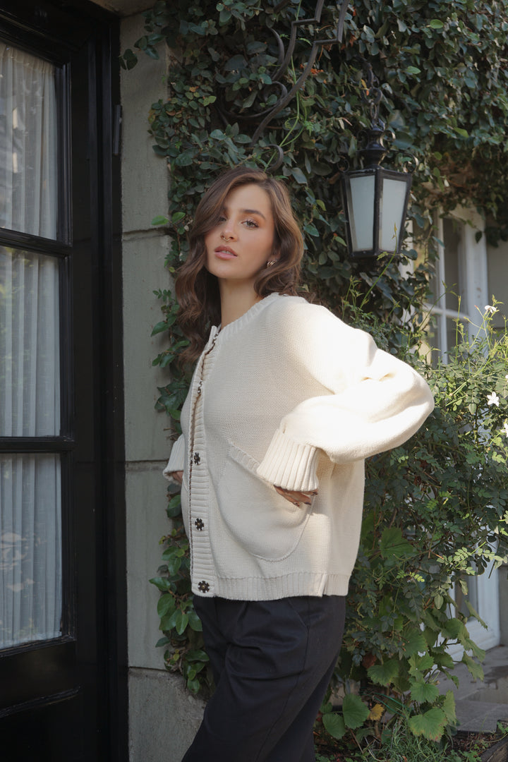 Cardigan Mila Crudo