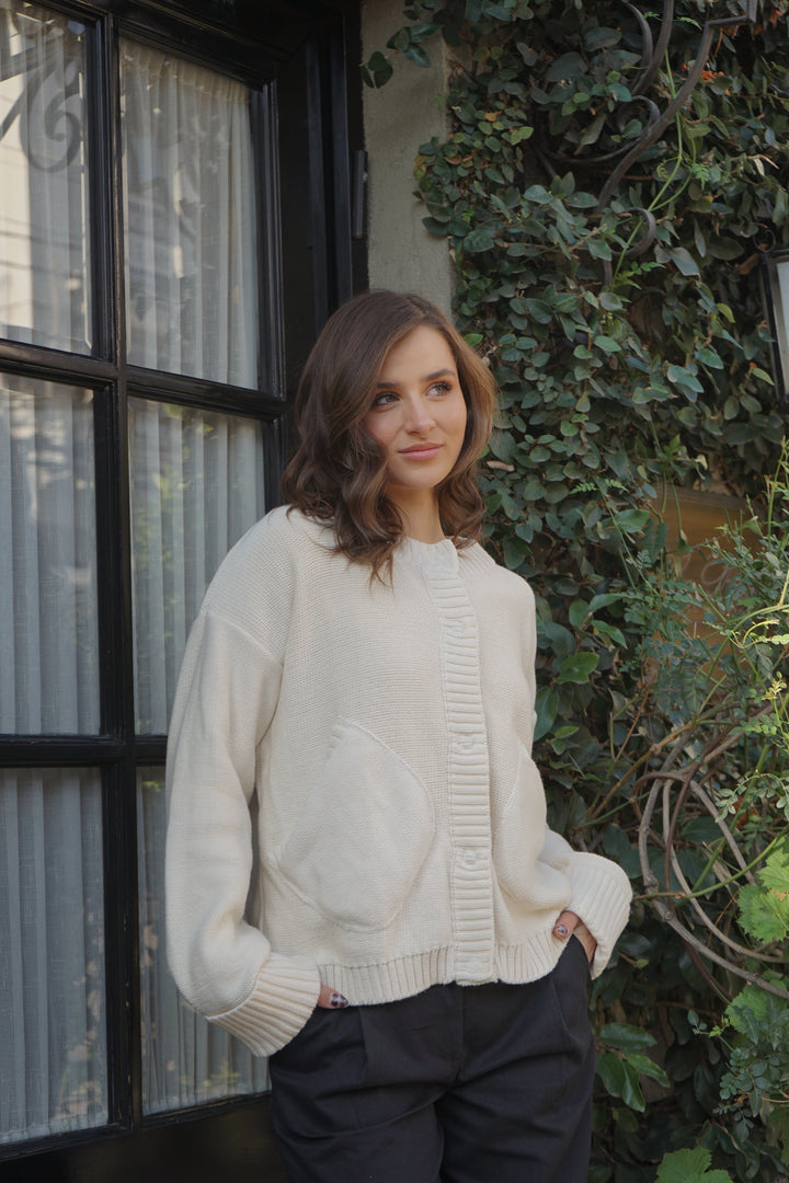 Cardigan Mila Crudo