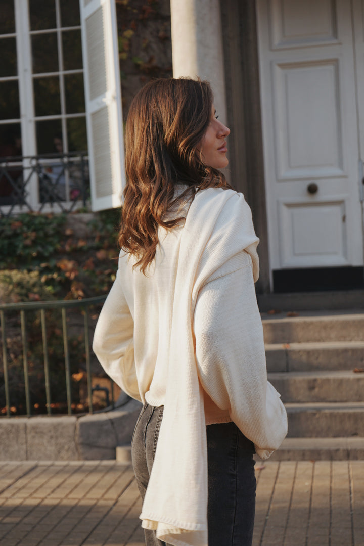 Sweater Capa Nuba Crudo