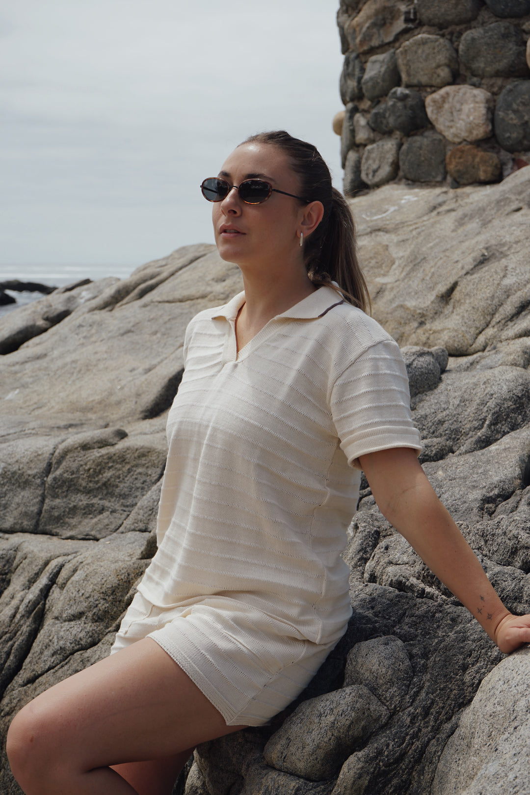 Polera Tejida Vento Cruda