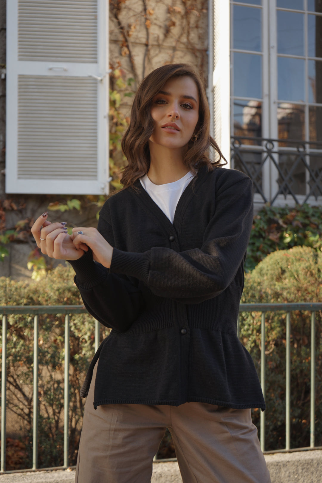 Sweater Moss Negro