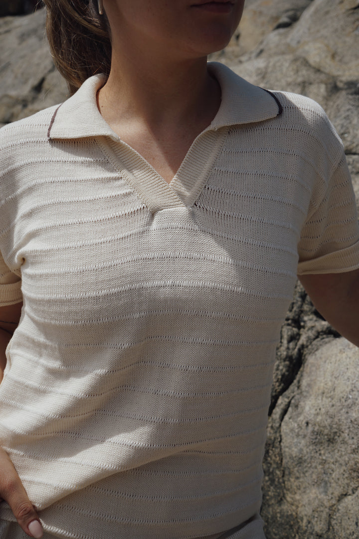 Polera Tejida Vento Cruda