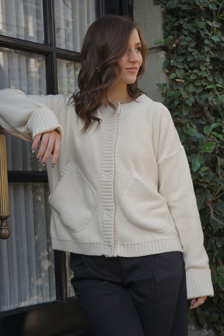 Cardigan Mila Crudo