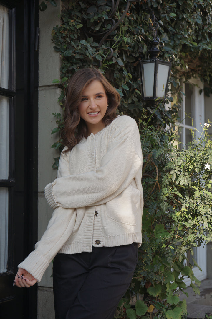Cardigan Mila Crudo