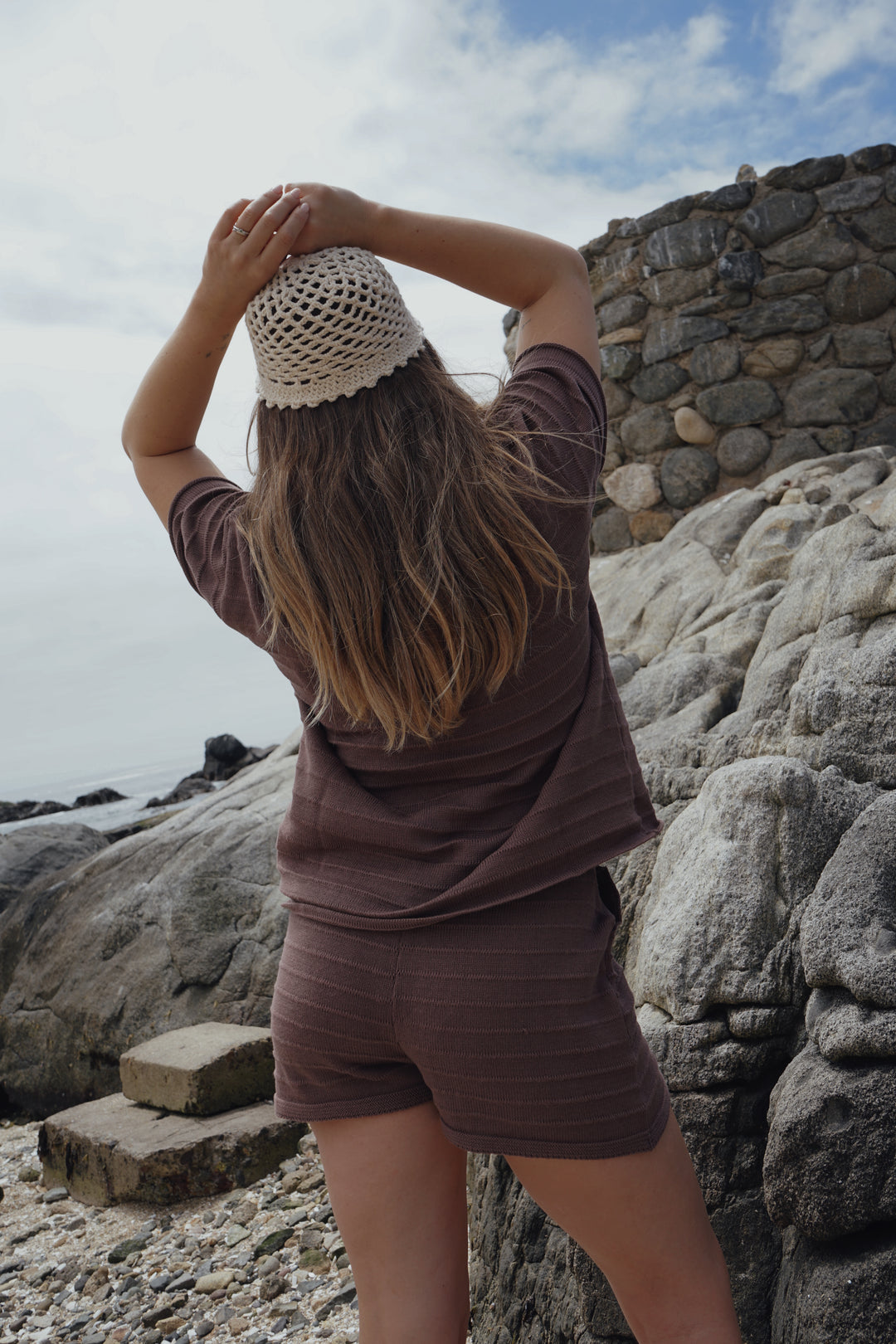 Polera Tejida Vento Café