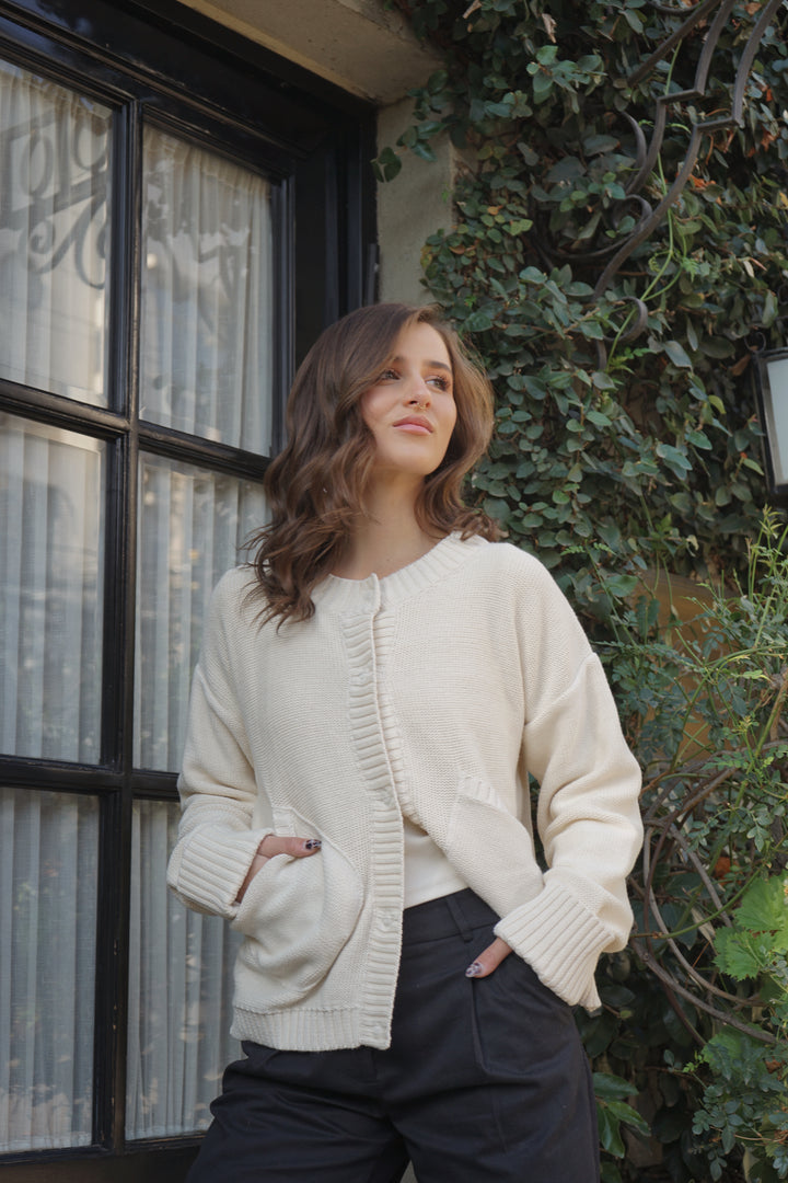 Cardigan Mila Crudo