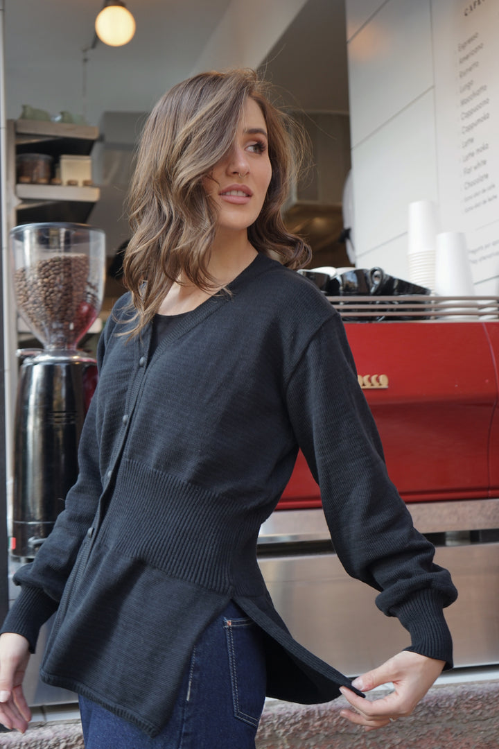 Sweater Moss Negro