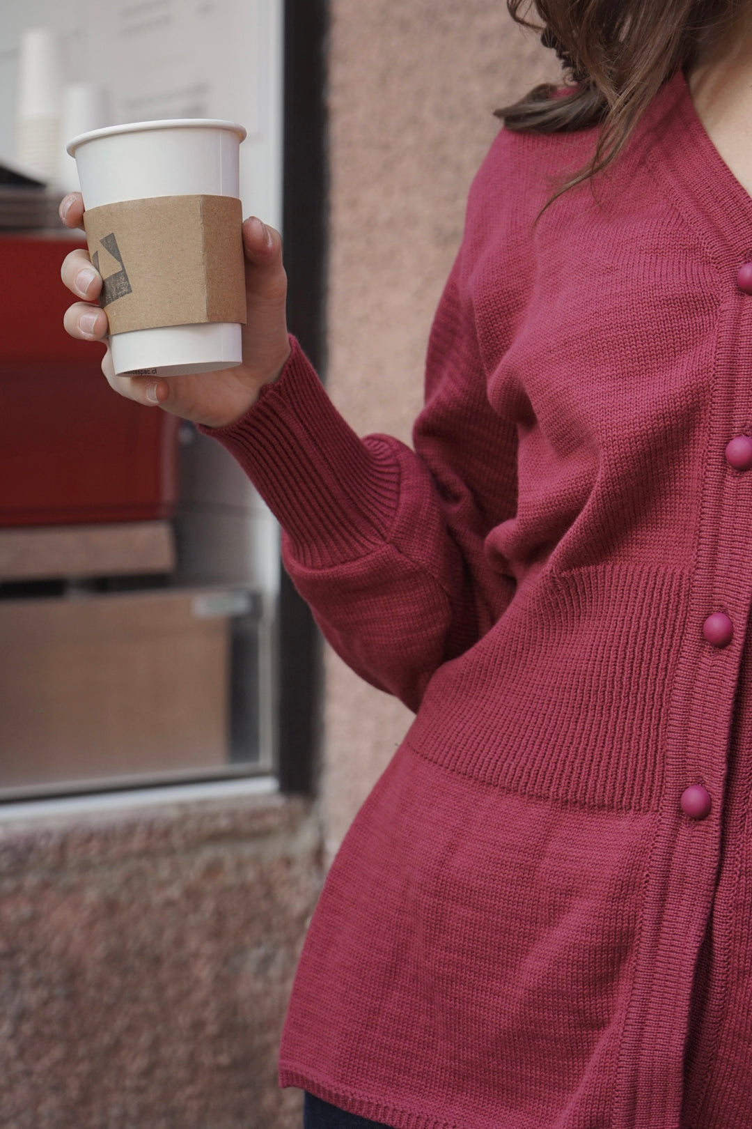Sweater Moss Burdeo