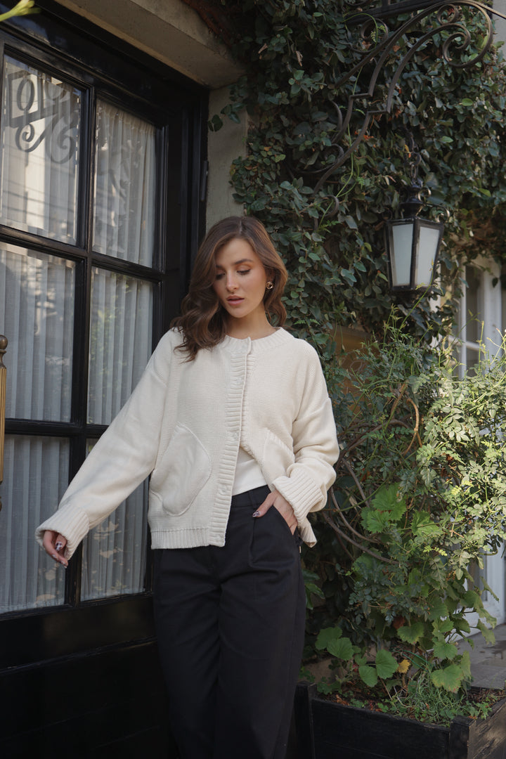 Cardigan Mila Crudo