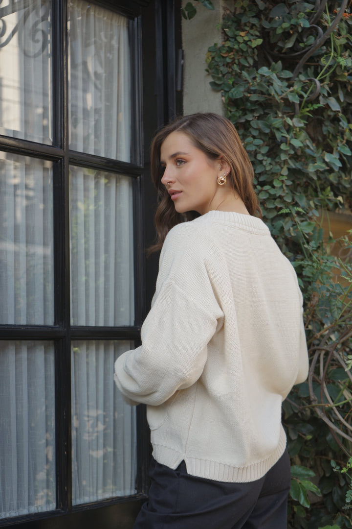 Cardigan Mila Crudo