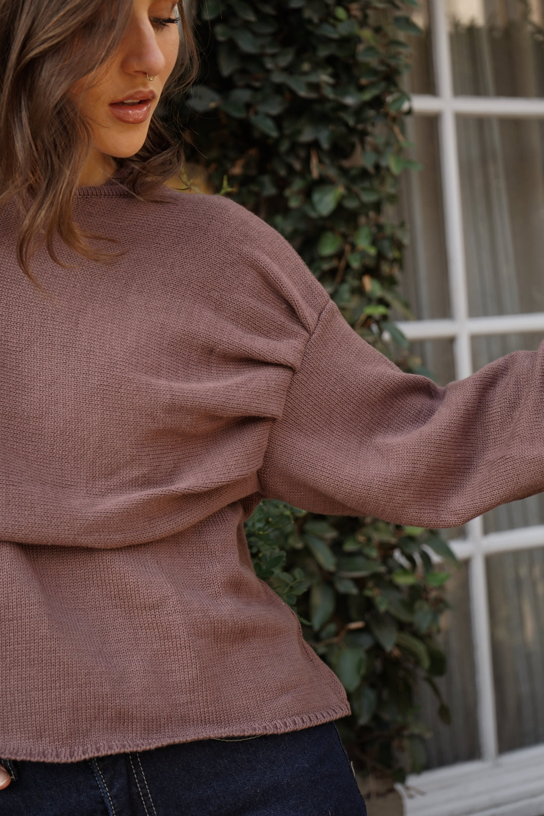 Sweater Capa Nuba Chocolate