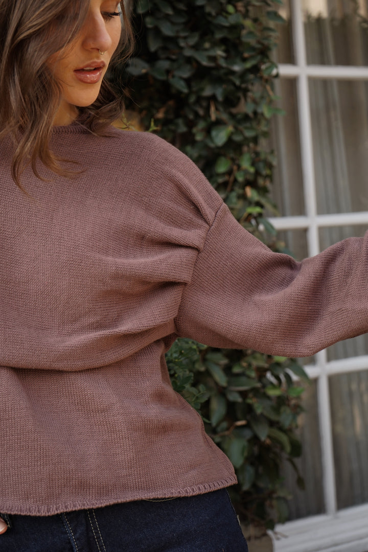 Sweater Capa Nuba Chocolate