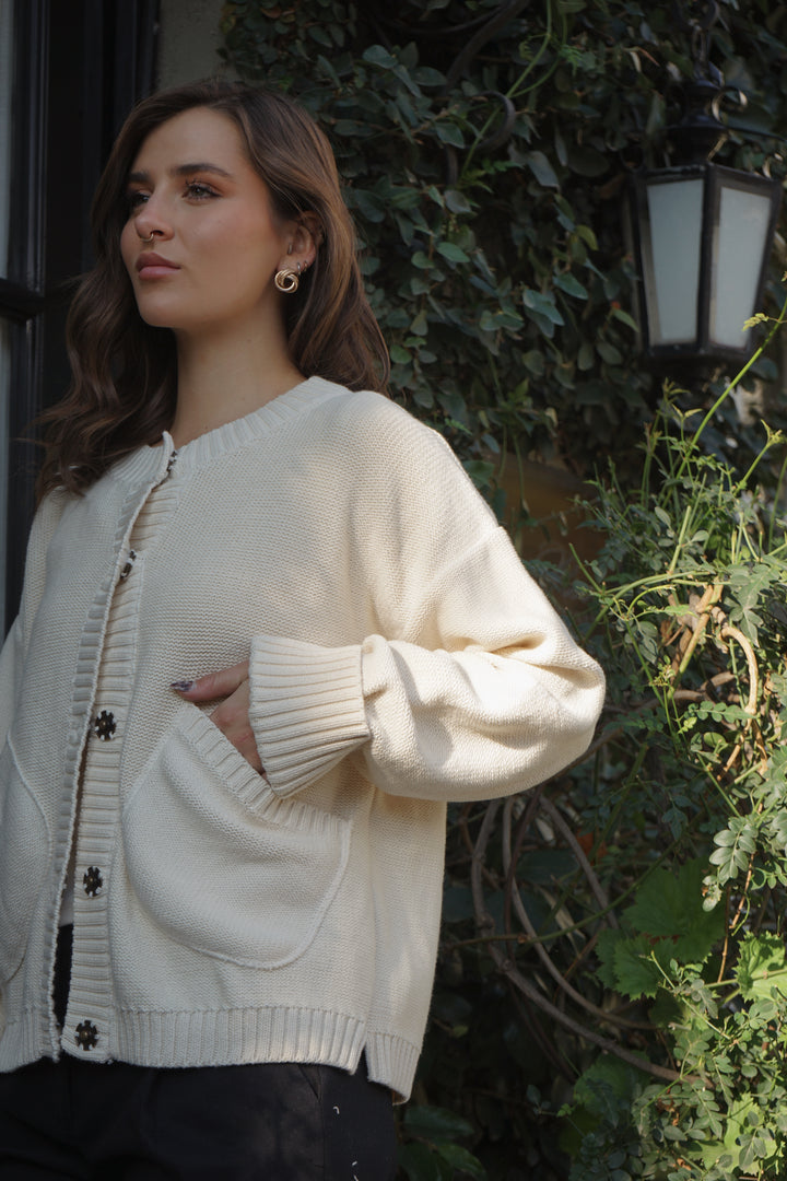 Cardigan Mila Crudo