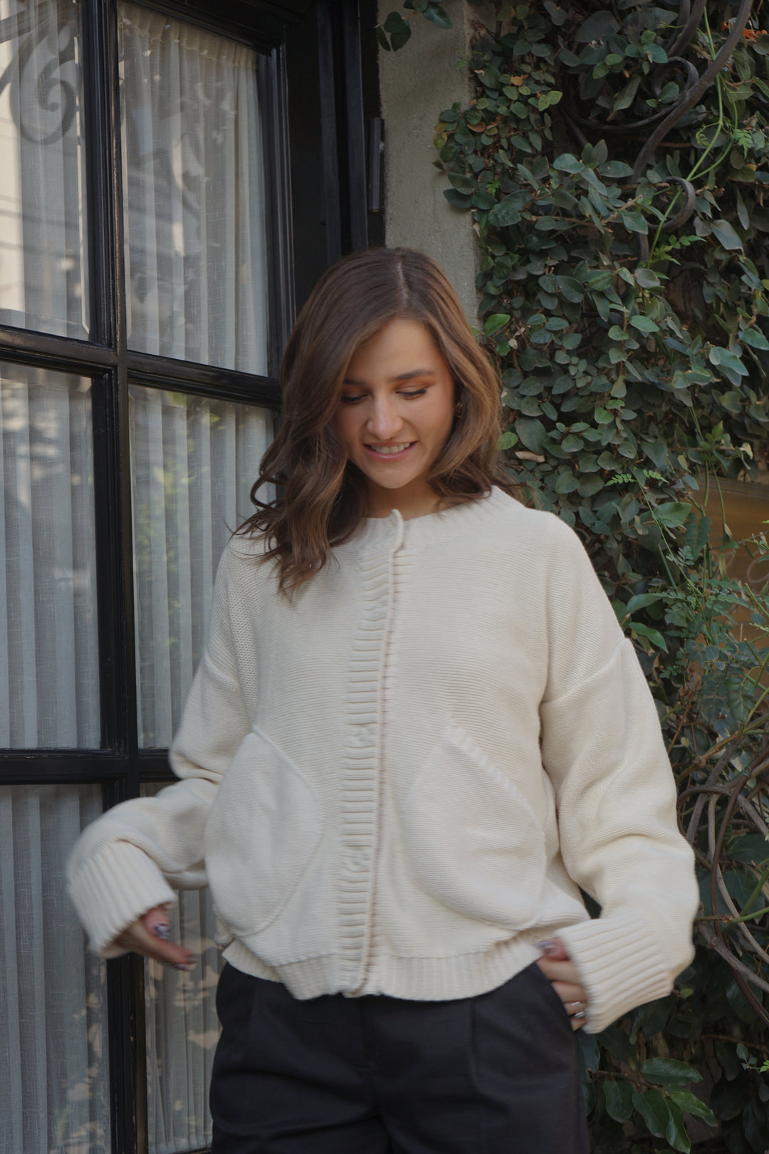 Cardigan Mila Crudo