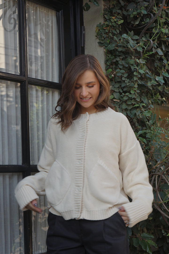 Cardigan Mila Crudo