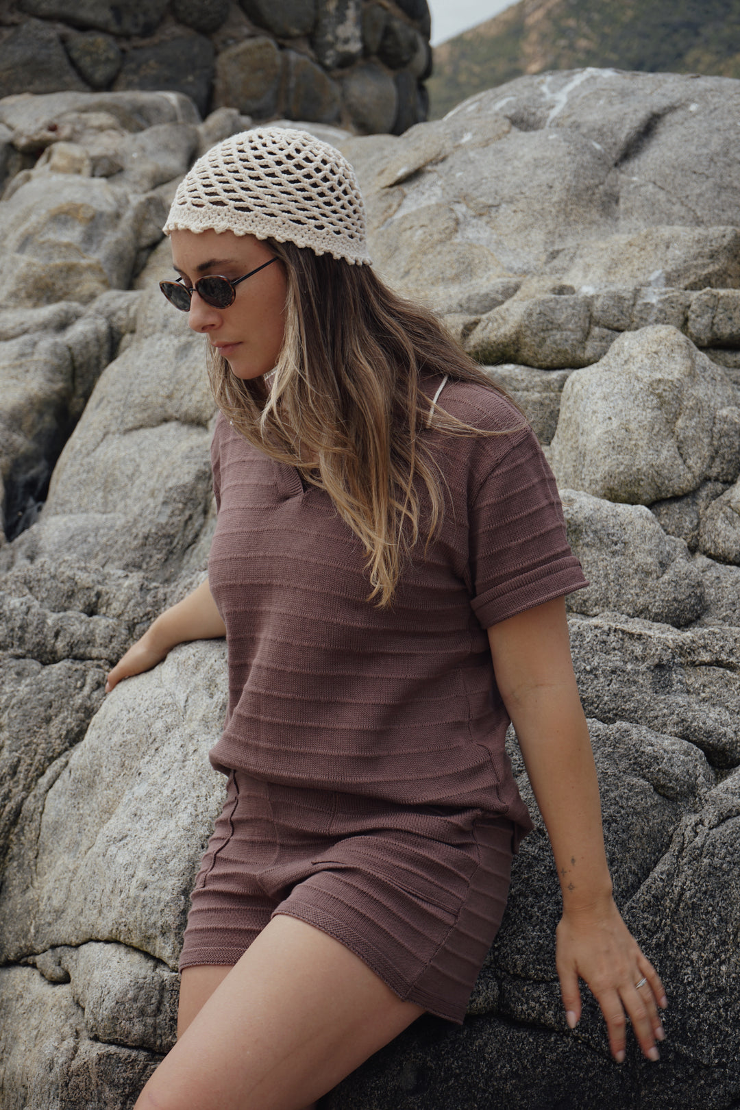 Polera Tejida Vento Café