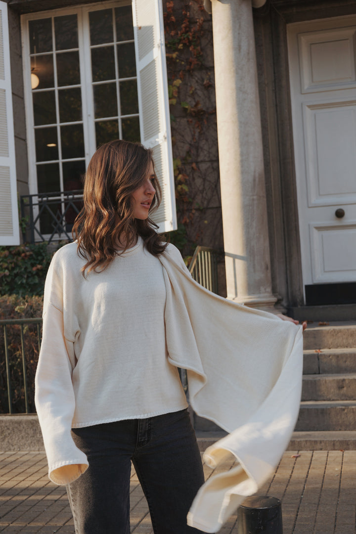 Sweater Capa Nuba Crudo