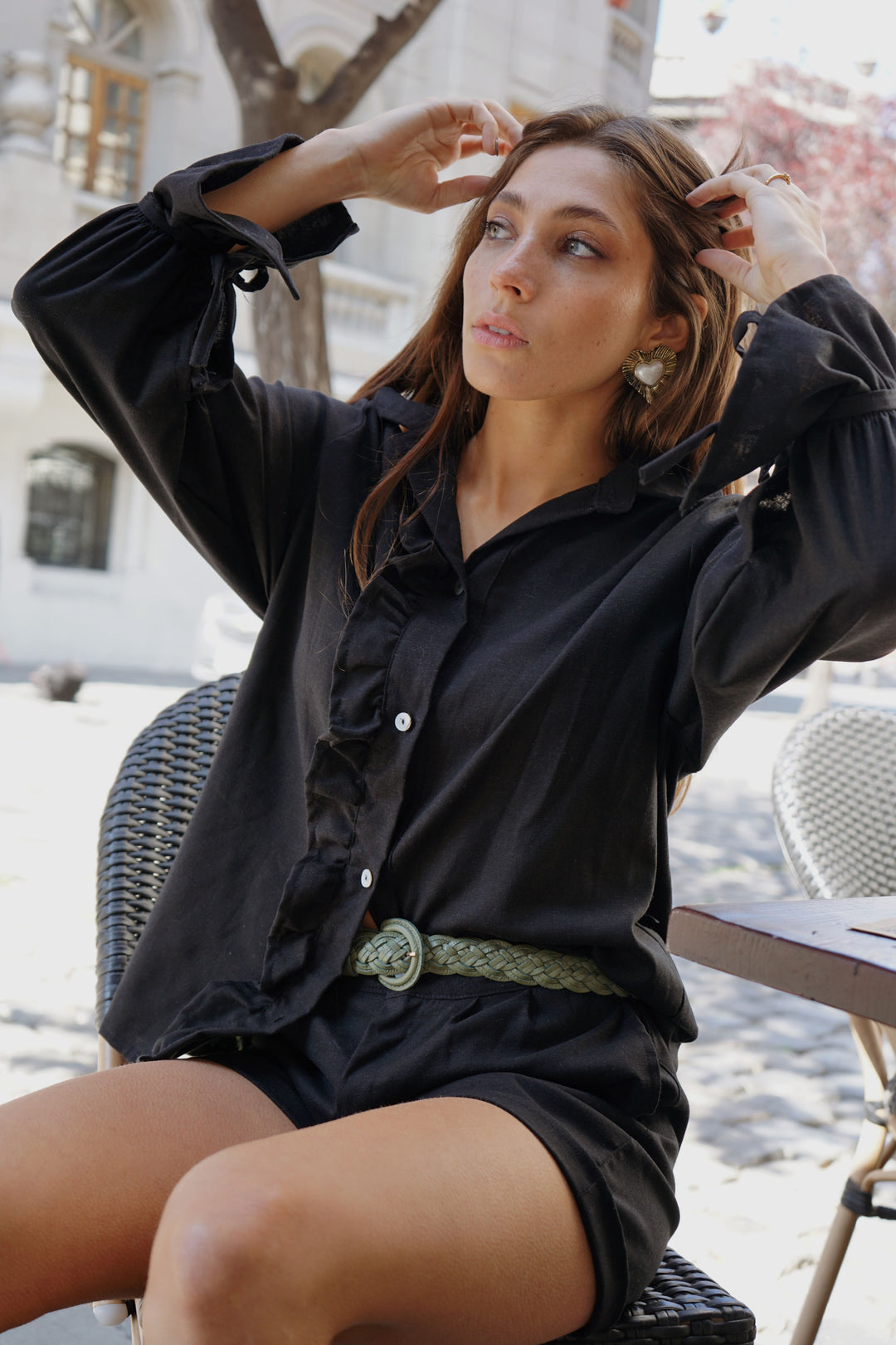Blusa Angel negra