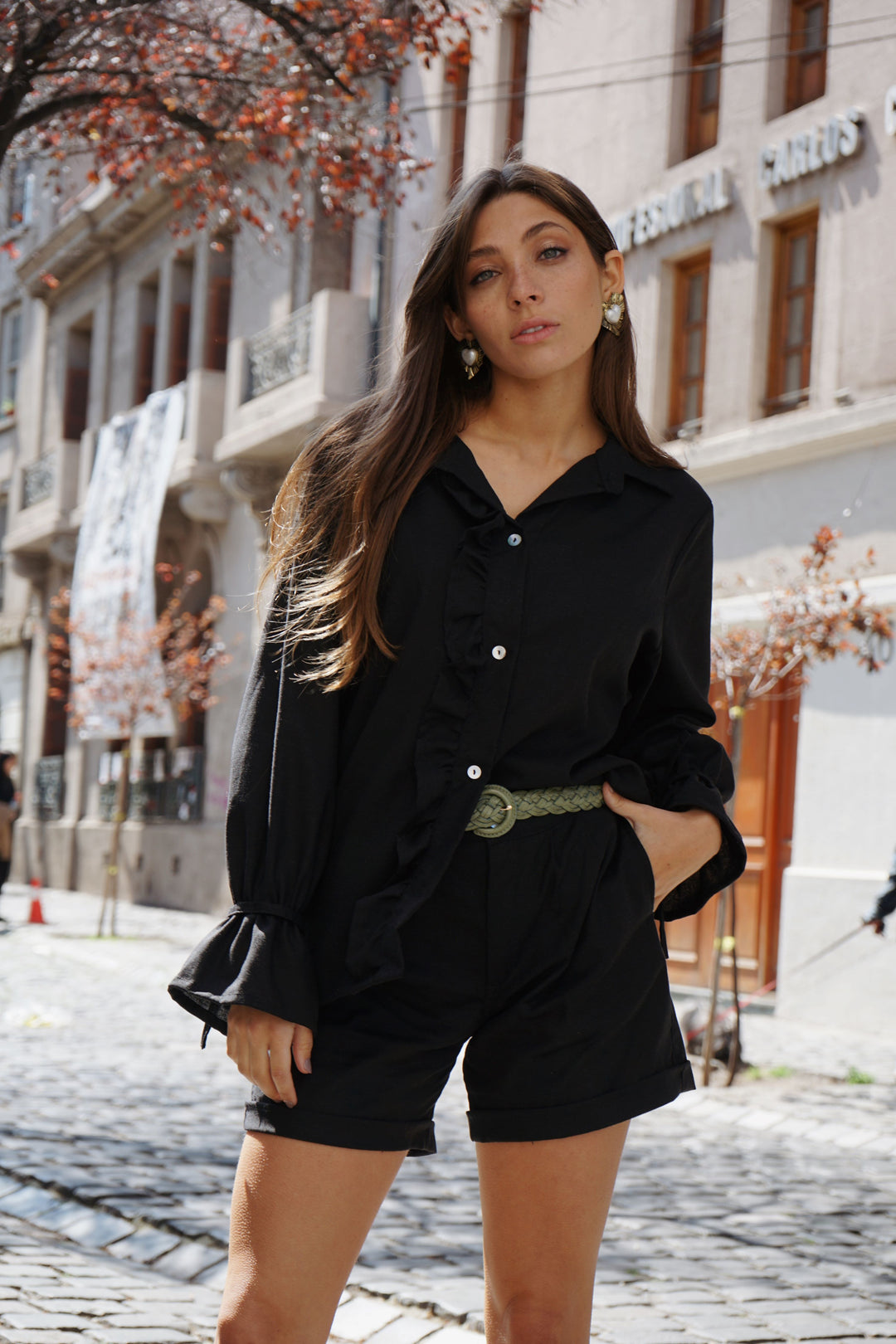 Blusa Angel negra