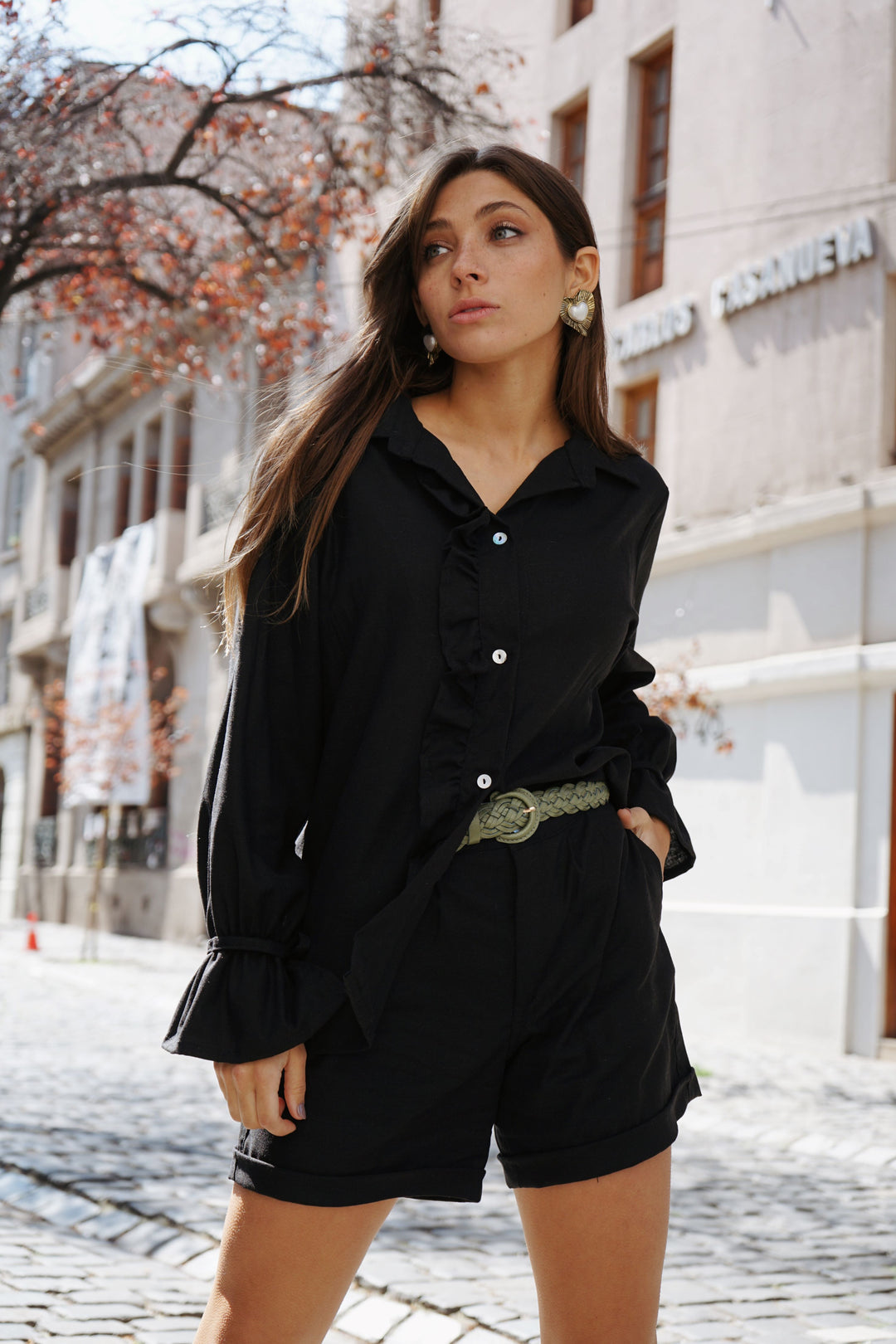 Blusa Angel negra